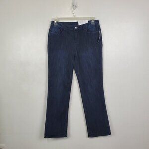 Christopher & Banks Dark Wash Barely Boot Modern Fit Jeans NEW NWT 6 Average
